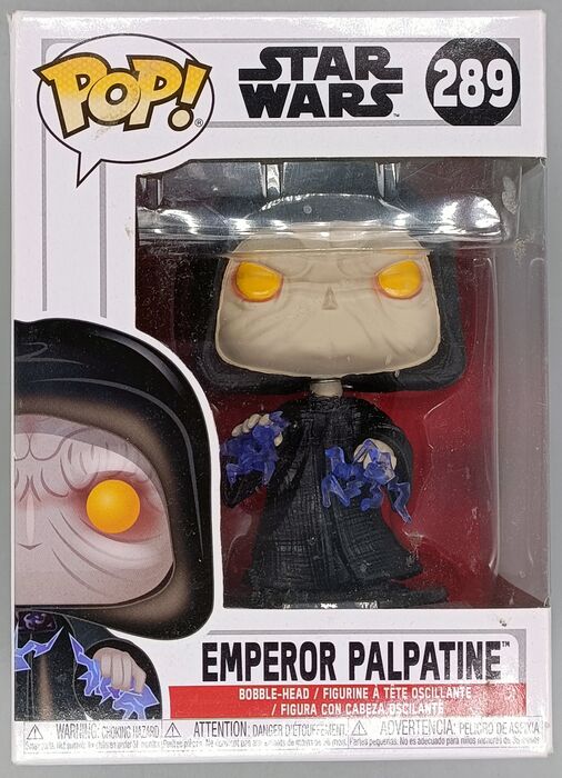 289 Emperor Palpatine (Force Lightning) - Star Wars Box Damaged Funko POP
