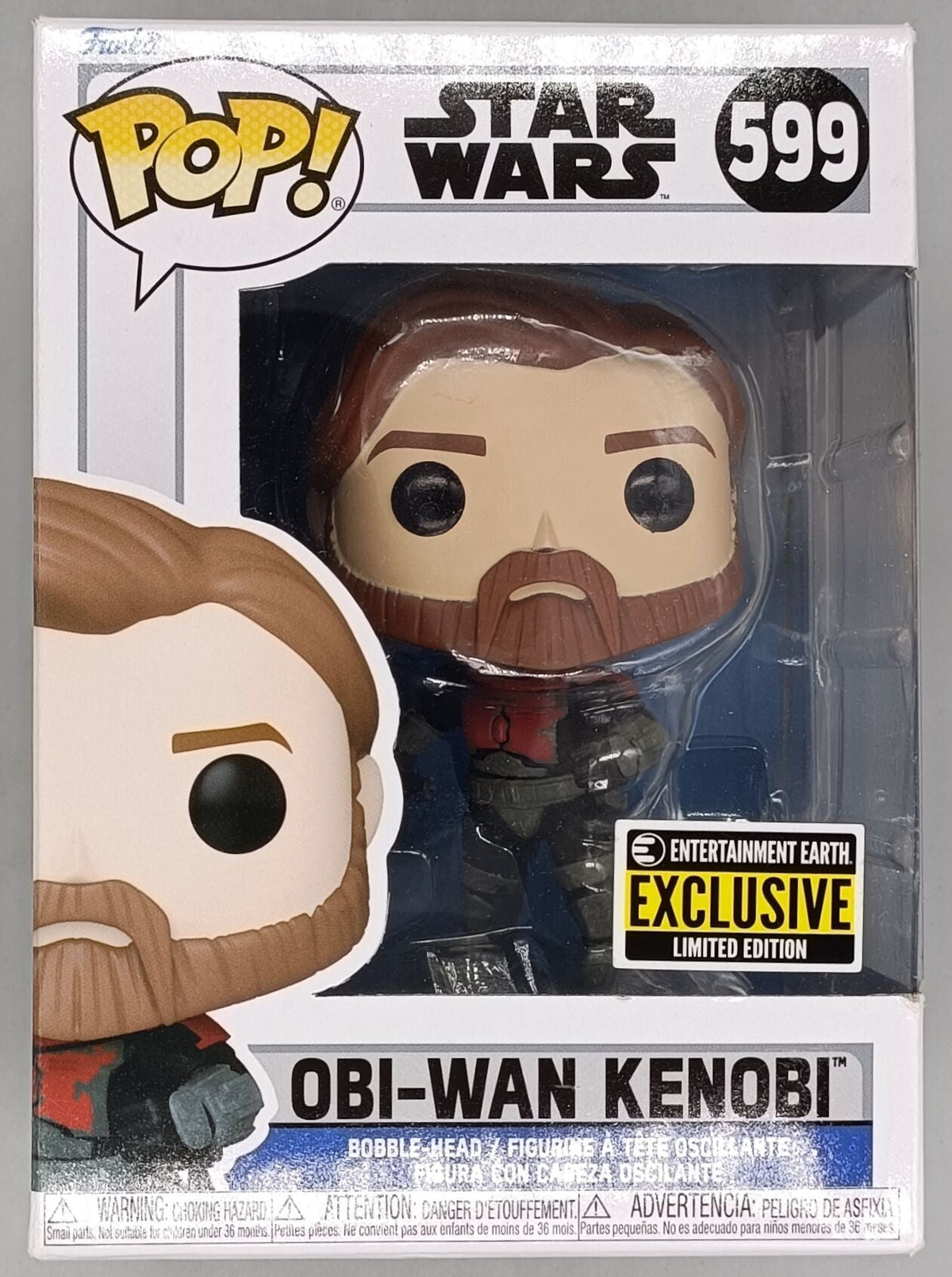 599 Obi-Wan Kenobi (Mandalorian Armor) Star Wars - Funko POP - Box Damaged Funko
