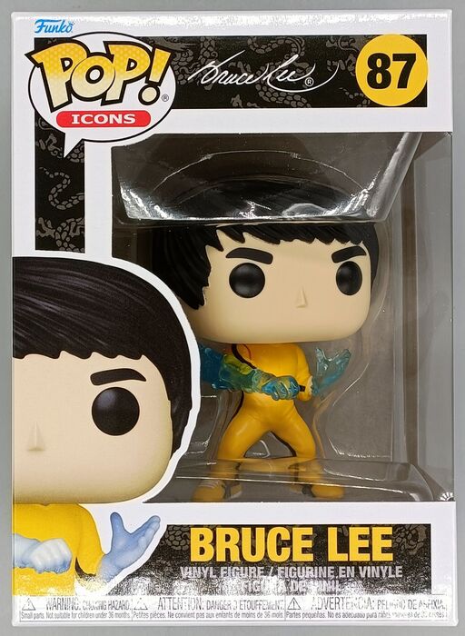 87 Bruce Lee - Bruce Lee - Icons Funko POP - Brand New Funko