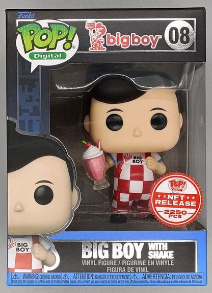 08 Big Boy (with Shake) Digital - 2-250pc LE Funko POP Funko