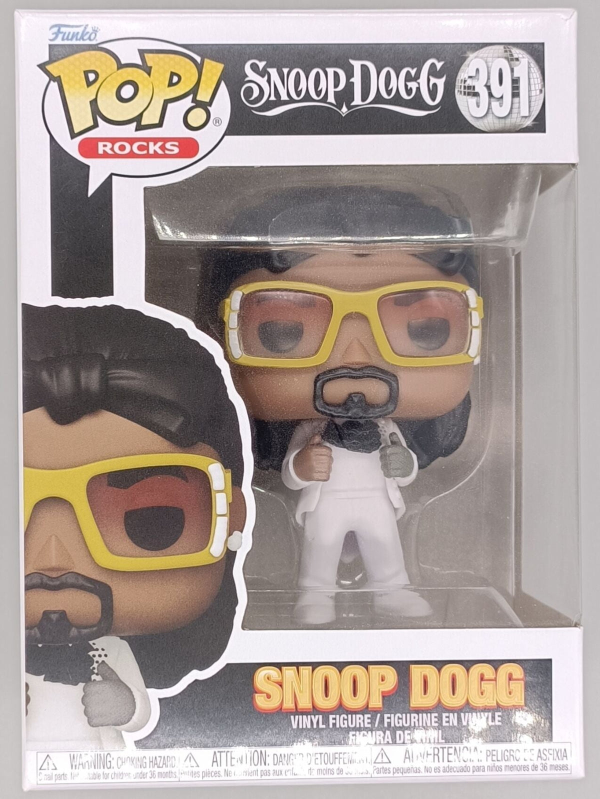 391 Snoop Dogg - Sensual Seduction - Rocks Funko POP - Box Damaged Funko