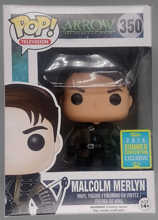350 Malcolm Merlyn - Arrow - 2016 Con Funko POP - Box Damaged Funko