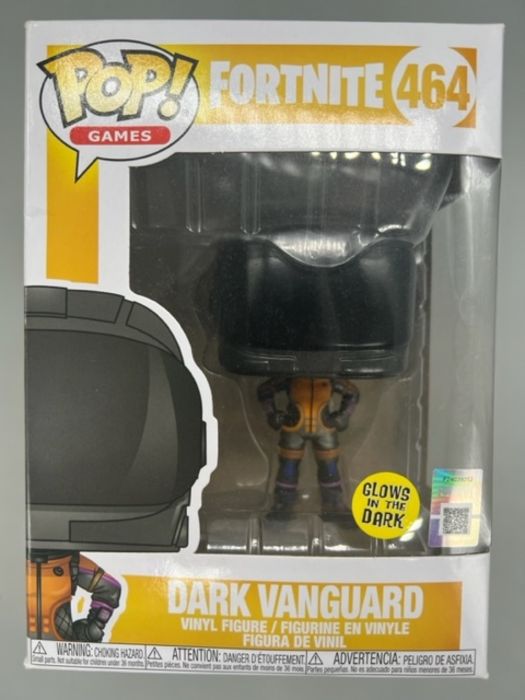 464 Dark Vanguard - Glow - Fortnite - Box Damaged Funko POP