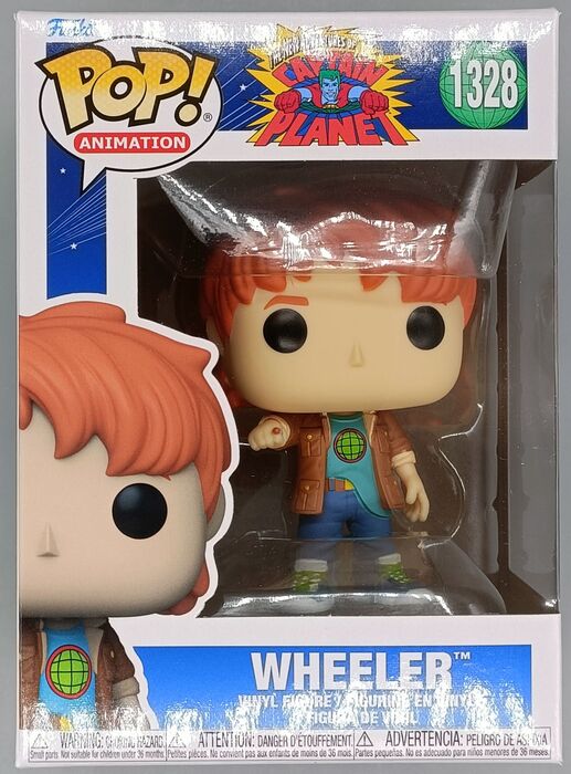 1328 Wheeler - Captain Planet and the Planeteers Funko POP - Brand New