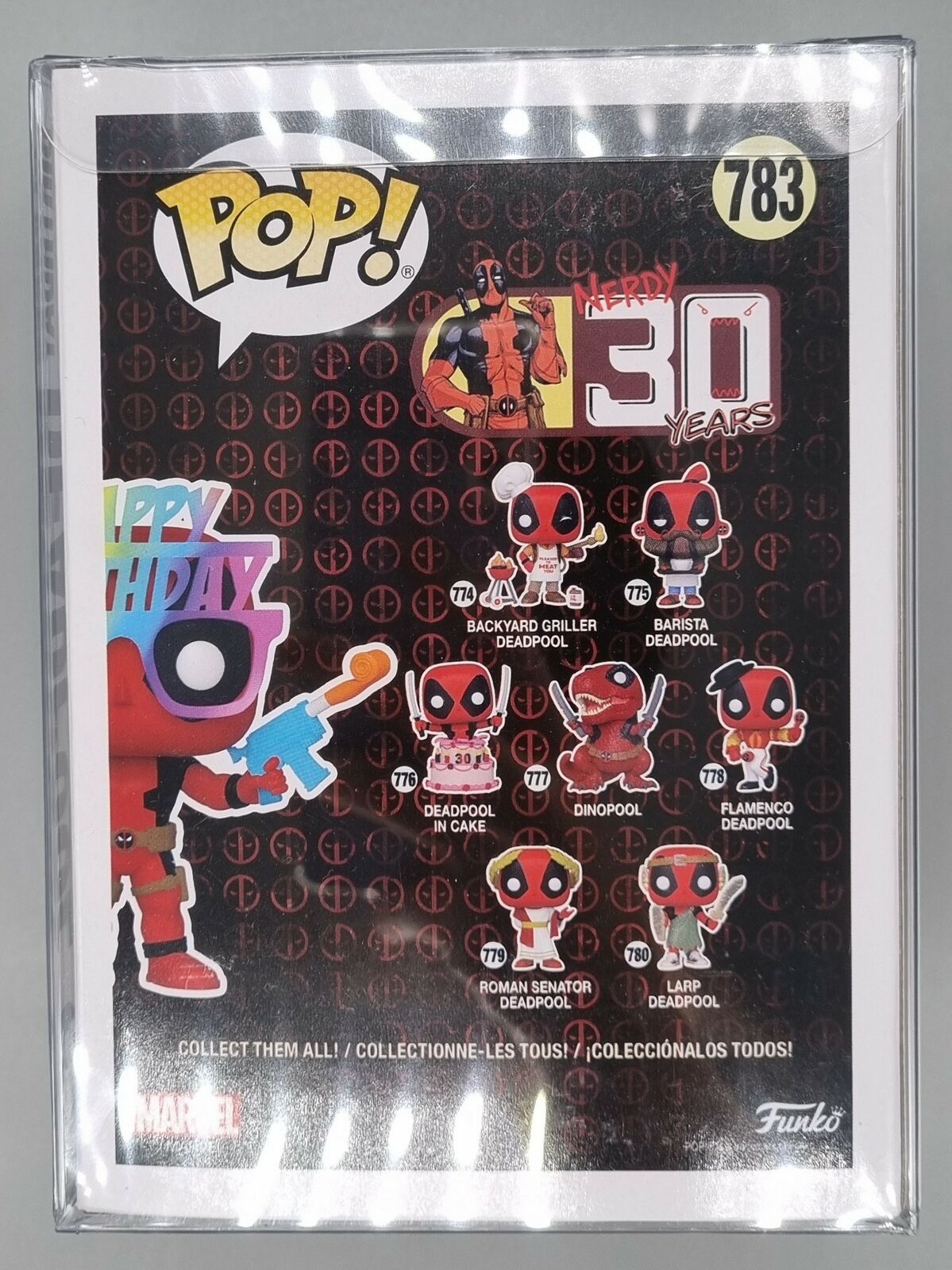 783 Deadpool (Birthday Glasses) - Marvel Funko POP