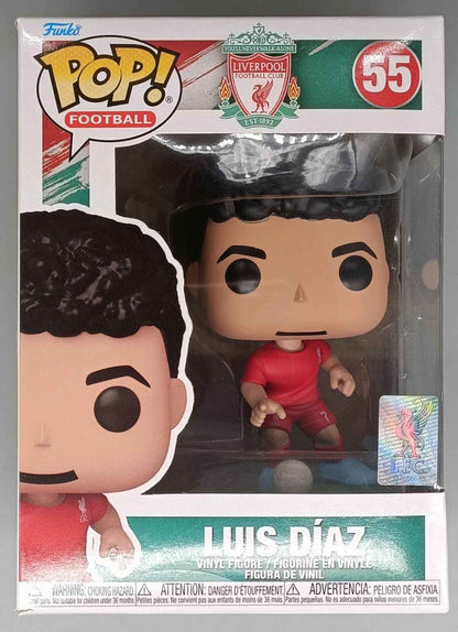 55 Luis Diaz - Liverpool FC - Funko POP - Box Damaged Funko