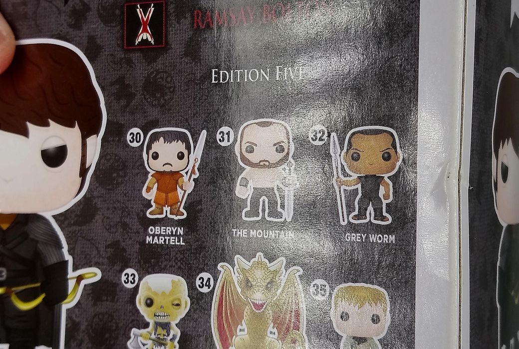 37 Ramsay Bolton - Game of Thrones - Box Damaged Funko POP