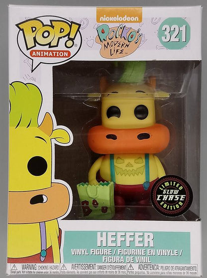 321 Heffer (Halloween) Glow Chase Nickelodeon Rockos Box Damaged Funko POP