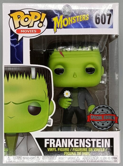 607 Frankenstein (w/ Flower) - Universal Monster - Horror - Box Damaged Funko POP Funko