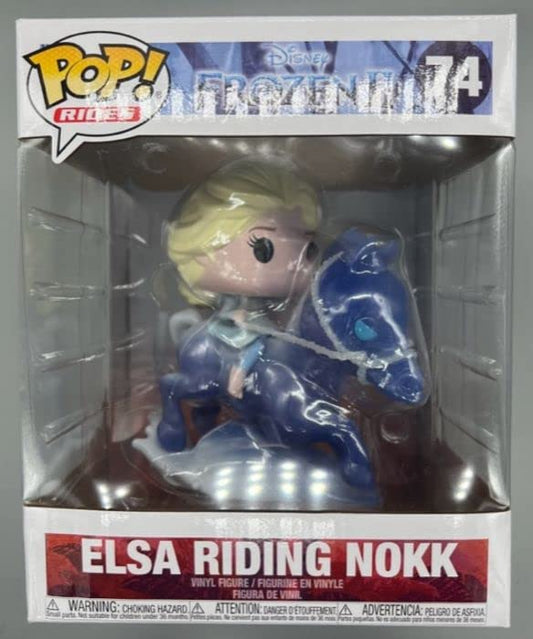 74 Elsa Riding Nokk - Rides - Disney Frozen 2 - Funko POP - Box Damaged