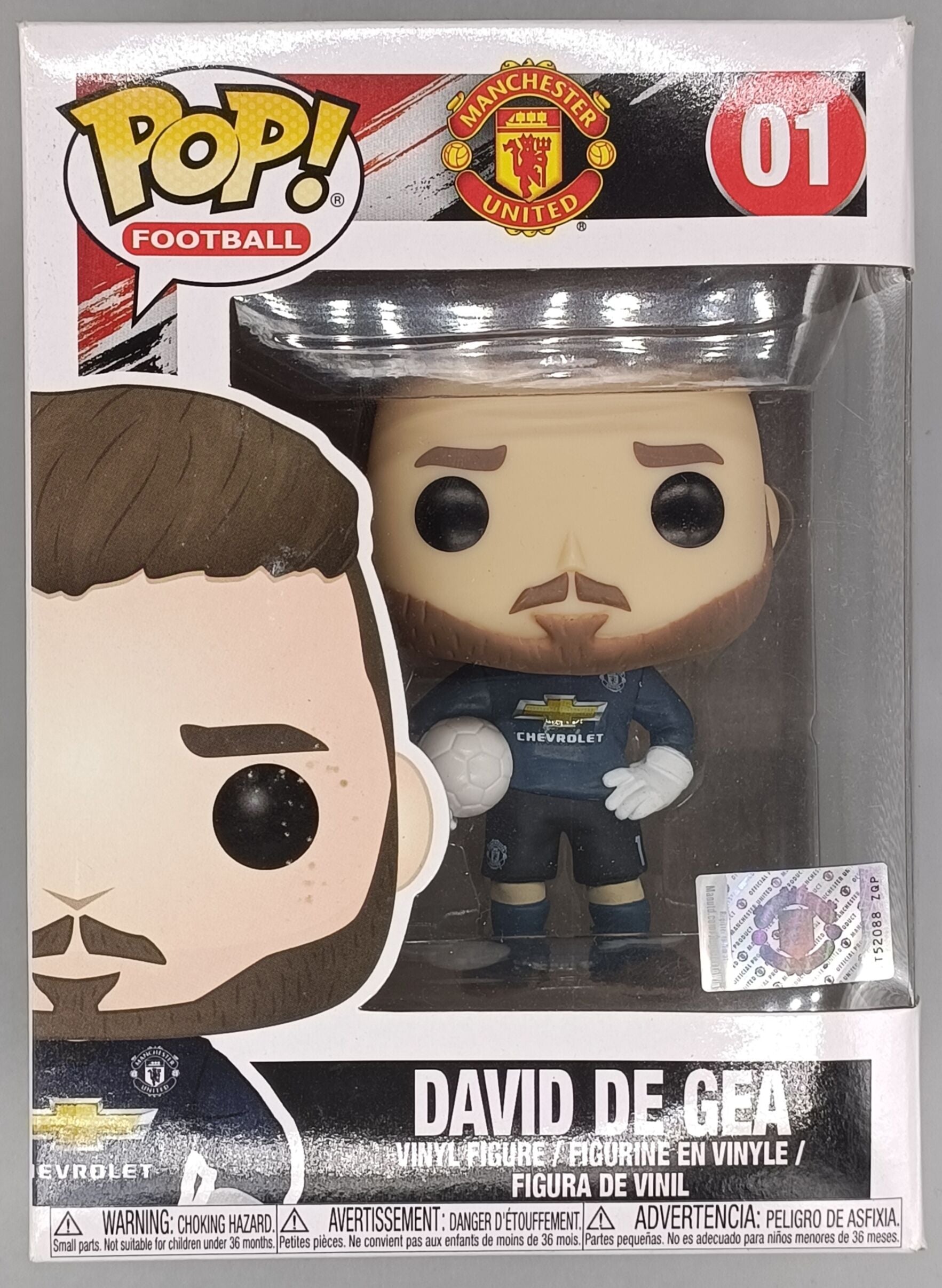 01 David De Gea - Football - Manchester United - Funko POP - Box Damaged