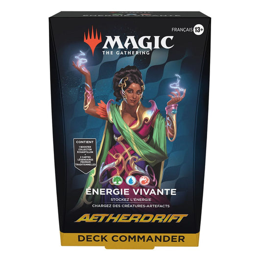 Magic the Gathering Aetherdrift Commander Decks Display (4) french