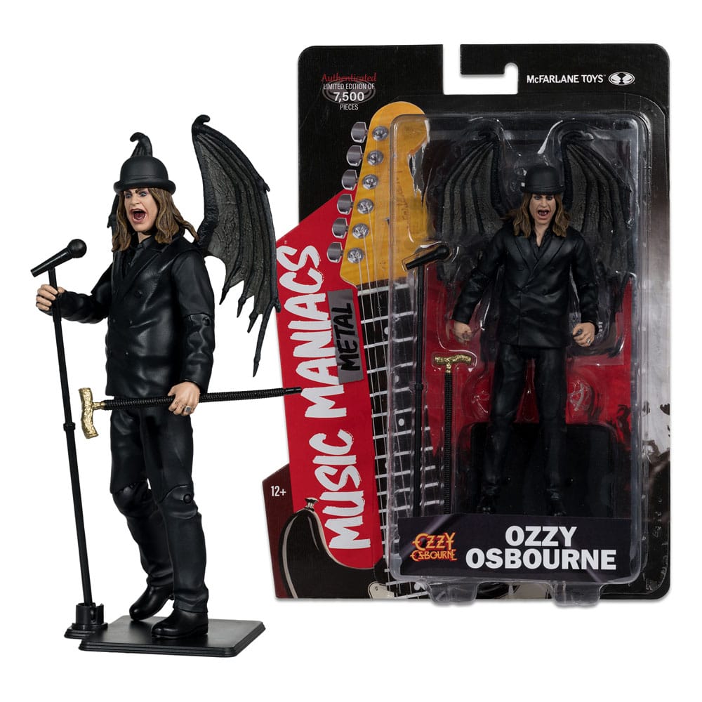 Ozzy Osbourne Metal Music Maniacs Action Figure 15cm NEW