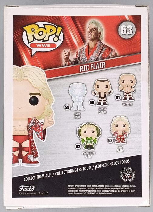 63 Ric Flair - WWE - Box Damaged Funko POP