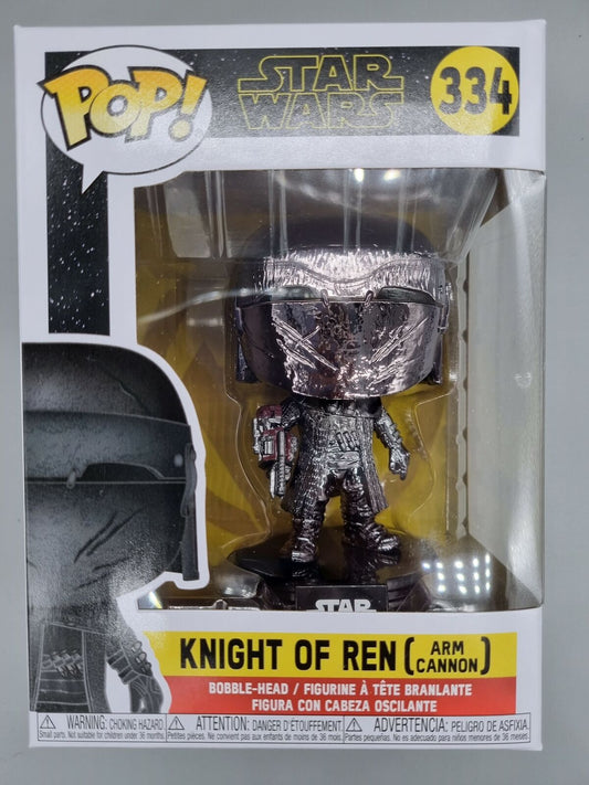 334 Knight of Ren (Arm Cannon) Chrome - Star Wars Funko POP