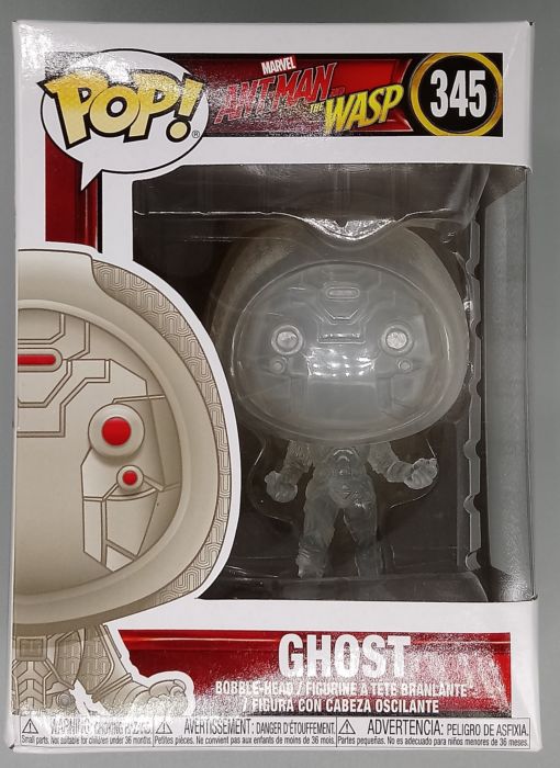345 Invisible Ghost - Marvel Ant-Man & the Wasp Box Damaged Funko POP