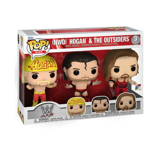 [3 Pack] (NWO) Hogan & Outsiders - WWE Funko POP - Brand New