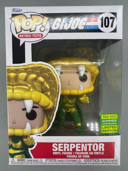 107 Serpentor - GI Joe - 2022 Con - Box Damaged Funko POP