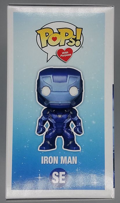 SE Iron Man (Make A Wish) Metallic - Marvel CA Civil War Funko POP