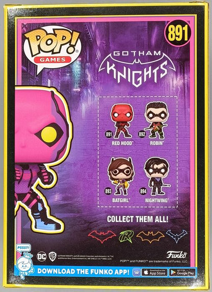 891 Red Hood - Blacklight - DC Gotham Knights Funko POP