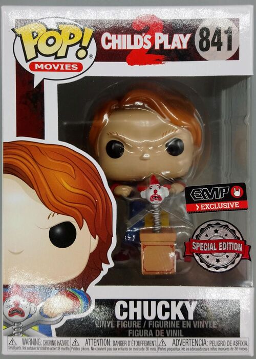 841 Chucky (w/ Jack-in-the-Box) Horror - Childs Play 2 Funko POP - Brand New Funko