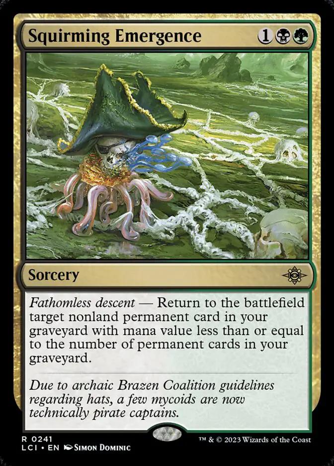 241 - Squirming Emergence - The Lost Caverns of Ixalan - Normal - Magic: The Gathering Card