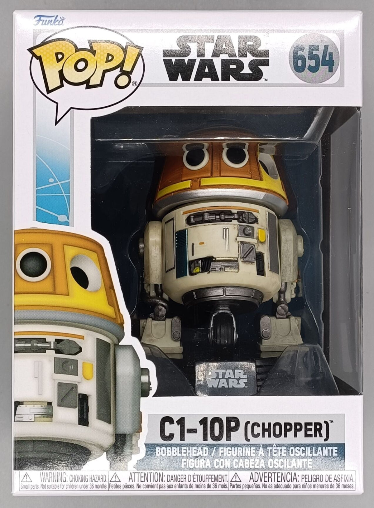 654 C1-10P (Chopper) - Star Wars: Ahsoka Funko POP - Brand New