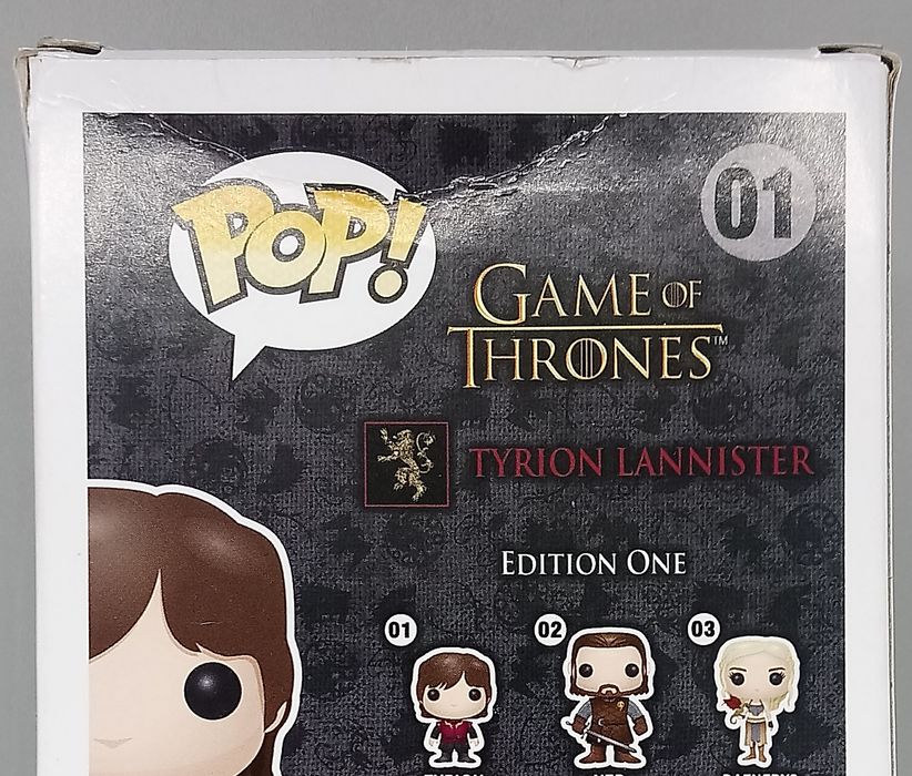 01 Tyrion Lannister - Game of Thrones - Funko POP - Box Damaged