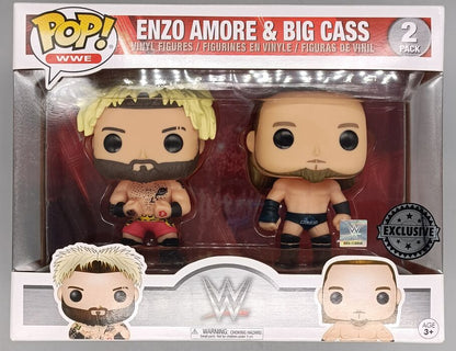 [2 Pack] Enzo Amore & Big Cass - WWE - Box Damaged Funko POP Funko