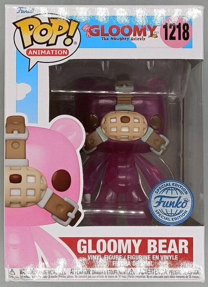 1218 Gloomy Bear (Translucent) - Naughty Grizzly Box Damaged Funko POP Funko