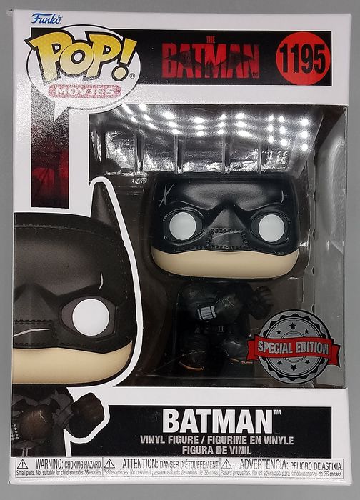 1195 Batman (BattleScarred) DC The Batman - Box Damaged Funko POP
