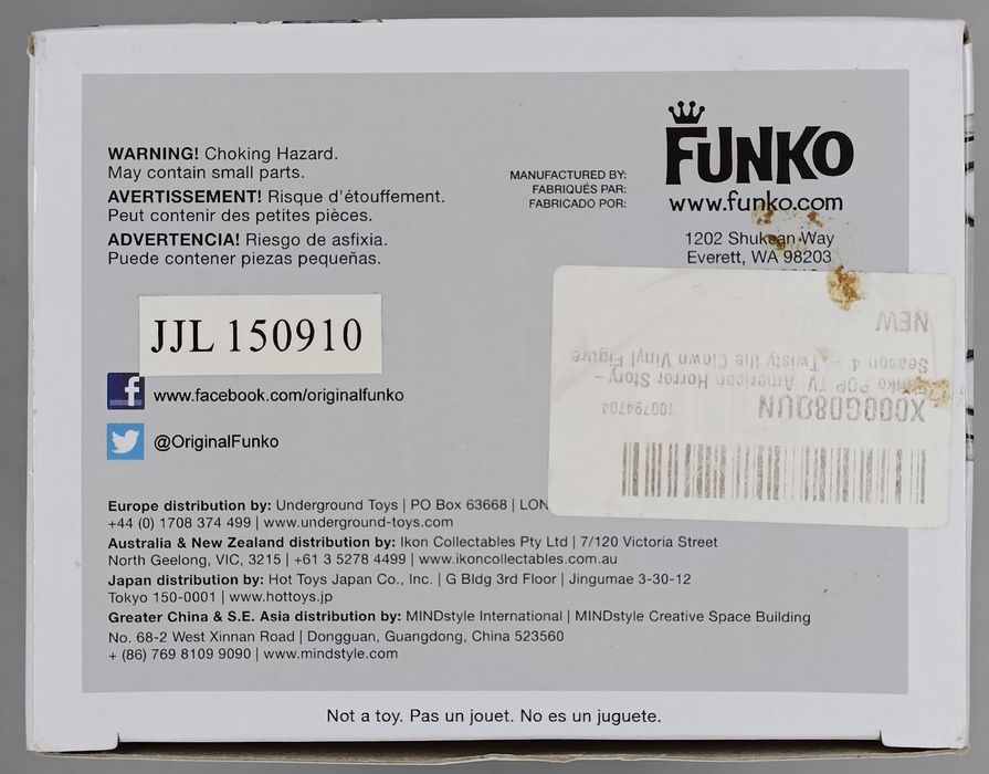 243 Twisty - American Horror Story Freak Show - Box Damaged Funko POP