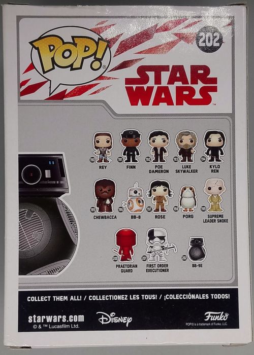 202 BB-9E - Star Wars - The Last Jedi - Box Damaged Funko POP