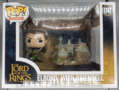 1747 Elrond with Rivendell - Town - The Lord of the Rings Funko POP - Brand New Funko