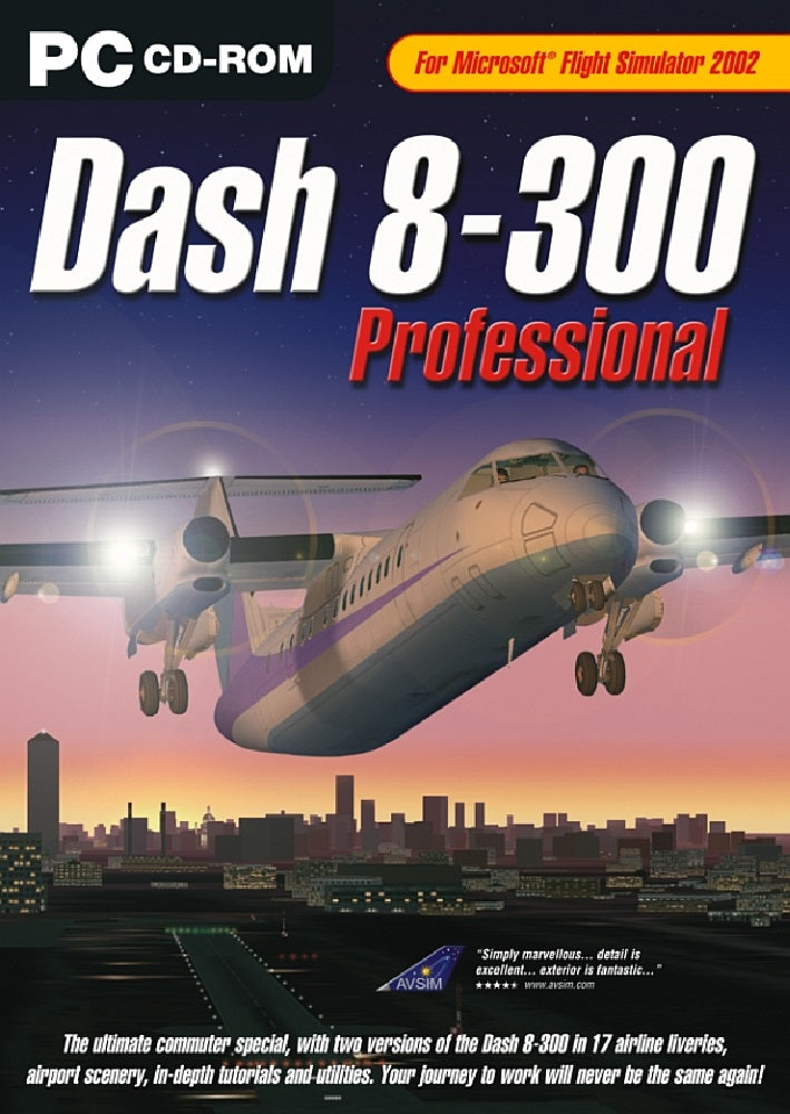 DASH 8-300 Professional Add-On for Flight Sim 2002