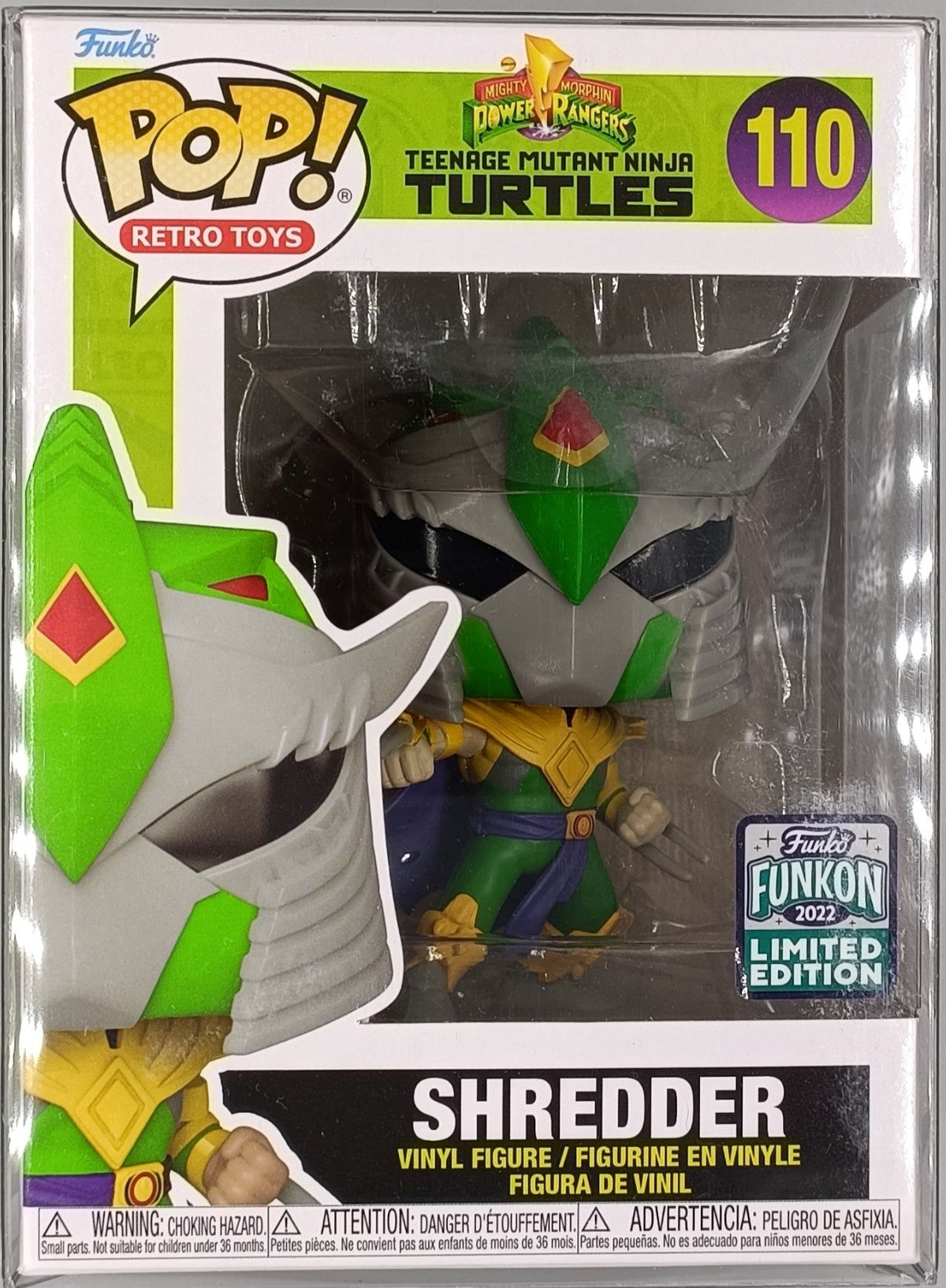 110 Shredder - Teenage Mutant Ninja Turtles TMNT 2022 Con Funko POP Funko