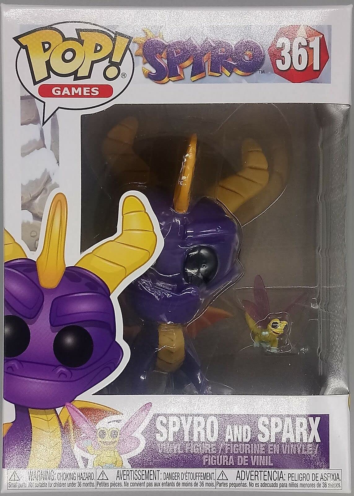 361 Spyro and Sparx - Spyro the Dragon - Funko POP - Box Damaged