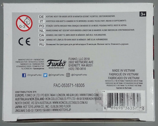 433 Captain Marvel (Flying) Glow Pop - Box Damaged Funko POP