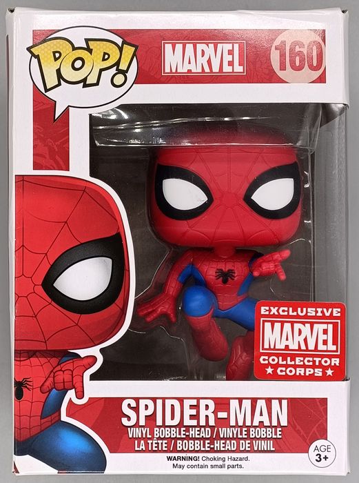 160 Spider-Man (Action Pose) - Marvel Collector Box Damaged Funko POP Funko