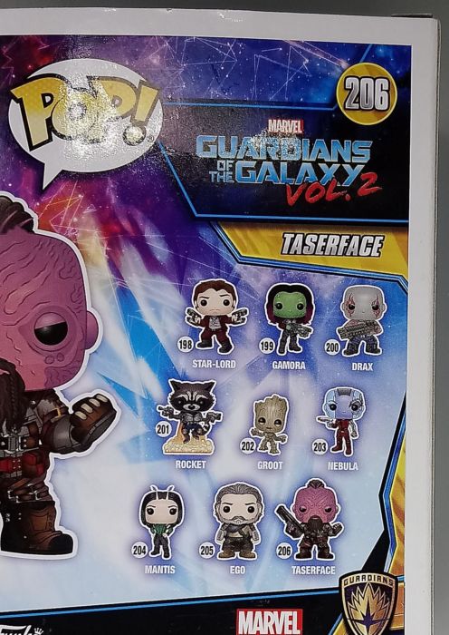 206 Taserface - Marvel Guardians of the Galaxy Box Damaged Funko POP