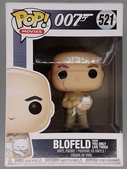 521 Blofeld (from You Only Live Twice) - James Bond Funko POP - Box Damaged