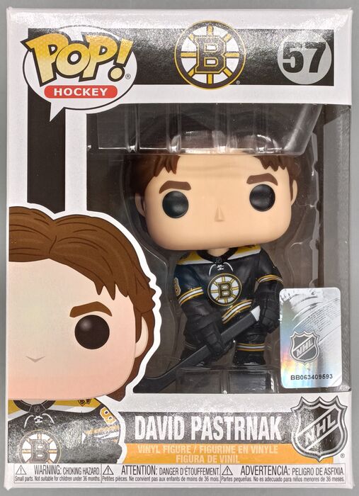 57 David Pastrnak - NHL Hockey Boston Bruins Funko POP Funko