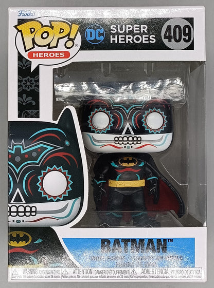 409 Batman - DC - Dia De Los Day of the Dead - Funko POP - Box Damaged