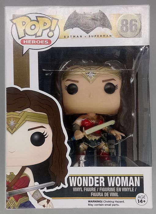 86 Wonder Woman - DC Batman vs Superman - Box Damaged Funko POP