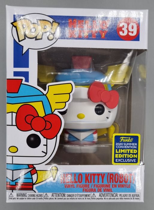 39 Hello Kitty (Robot) - Sanrio - 2020 Con Release Funko POP Funko