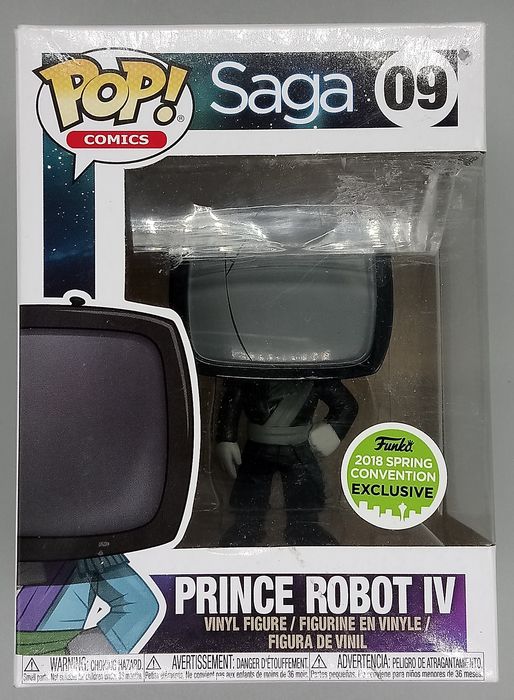 09 Prince Robot IV (Mourning) - Comics SAGA - Box Damaged Funko POP