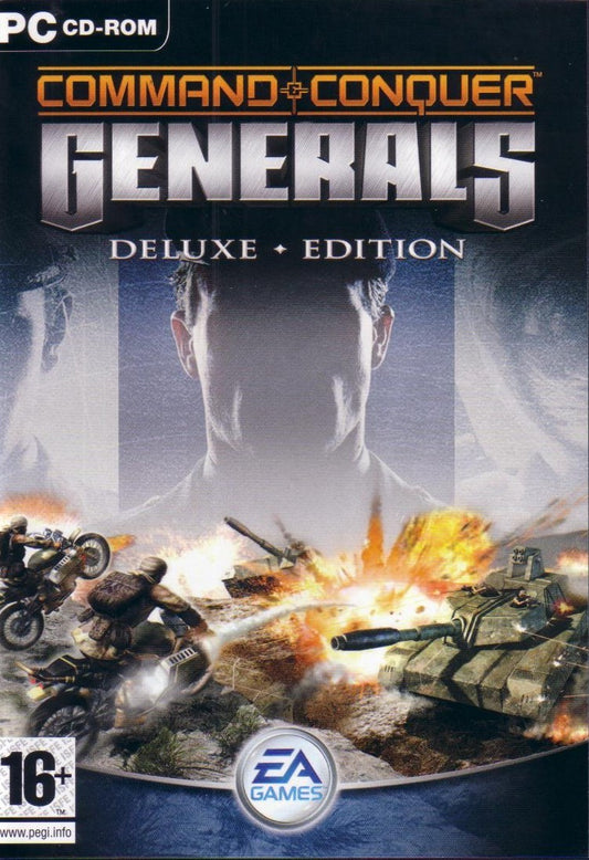 Command & Conquer Generals Deluxe Edition PC CD/DVD Game [New & Sealed]