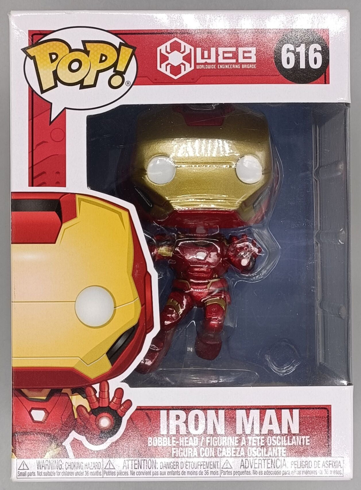 616 Iron Man - Marvel - Disney Parks - Box Damaged Funko POP Funko
