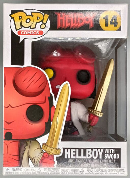 14 Hellboy (with Sword) - Comics - Hellboy - Box Damaged Funko POP Funko