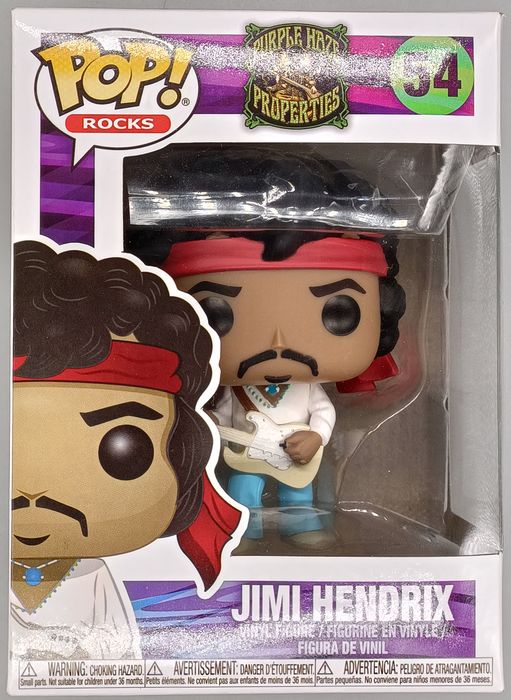 54 Jimi Hendrix (Woodstock) Funko POP - Box Damaged